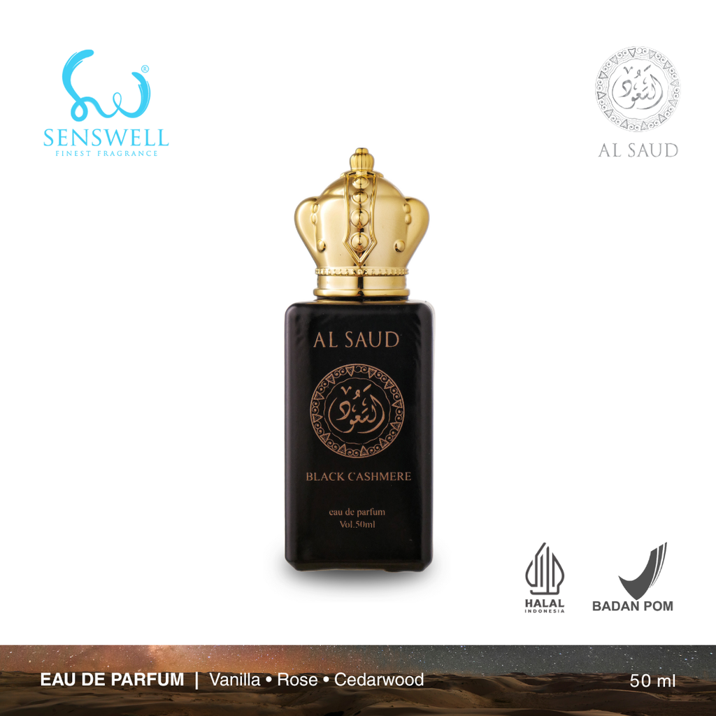 AL SAUD BLACK CASHMERE