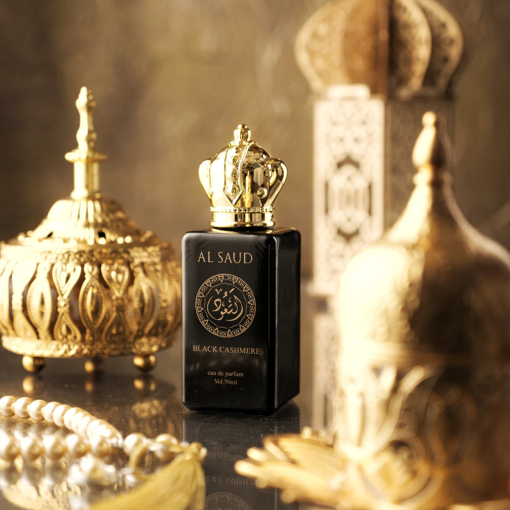 AL SAUD BLACK CASHMERE